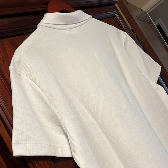 Like New Calvin Klein Snow White Stretch Golf Activewear Polo Comfortable Fabric - Picture 6 of 8